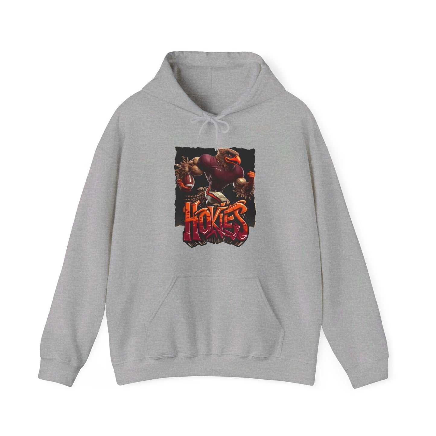 Virginia Tech Hokies Mens College Football Graphic Hoodie