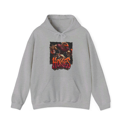 Virginia Tech Hokies Mens College Football Graphic Hoodie