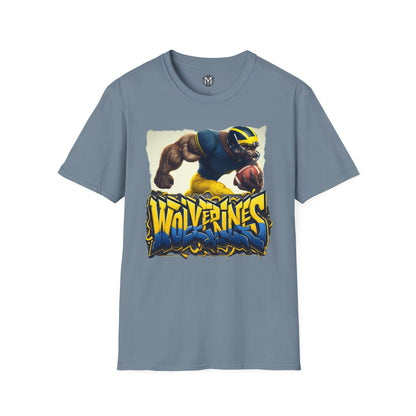 Michigan Wolverines Mens College Football Graphic Tee