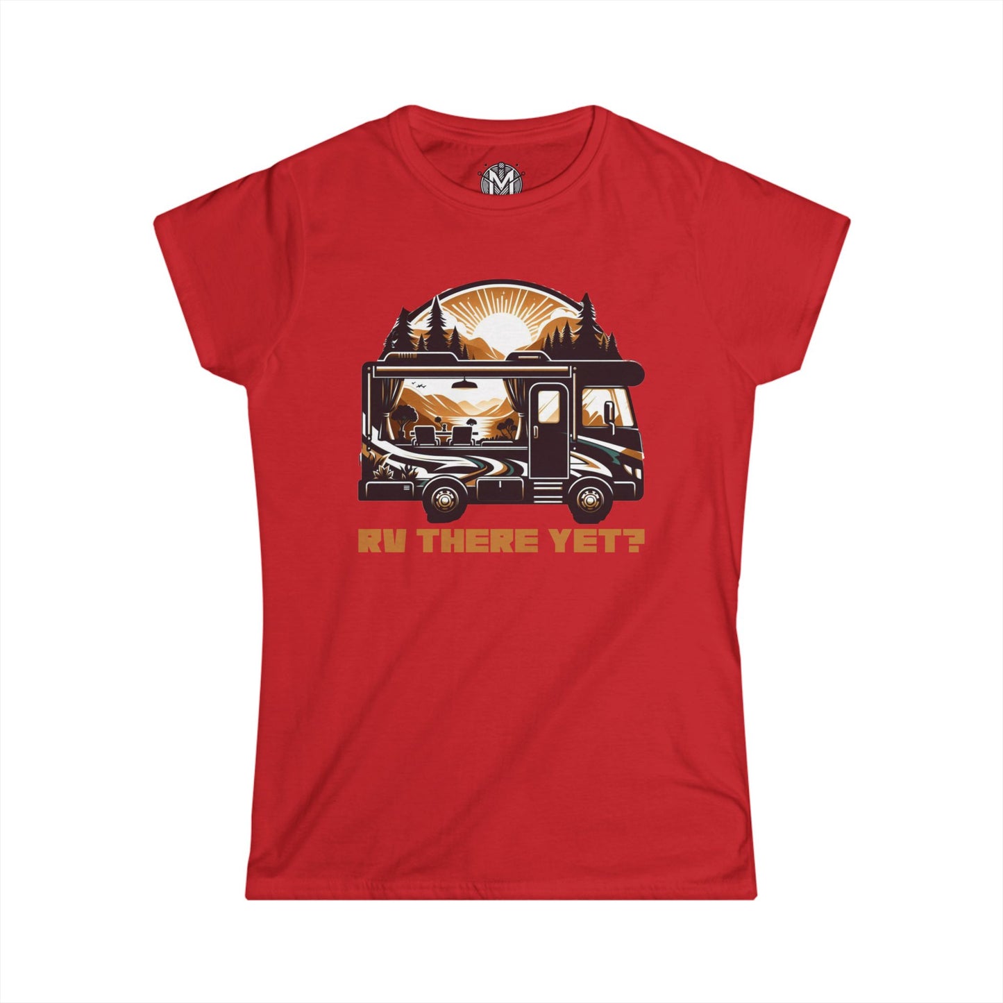 RV There Yet? Womens RV Road Trip Adventure Graphic Tee