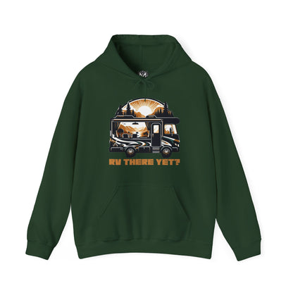 RV There Yet? Unisex RV Road Trip Adventure Graphic Hoodie