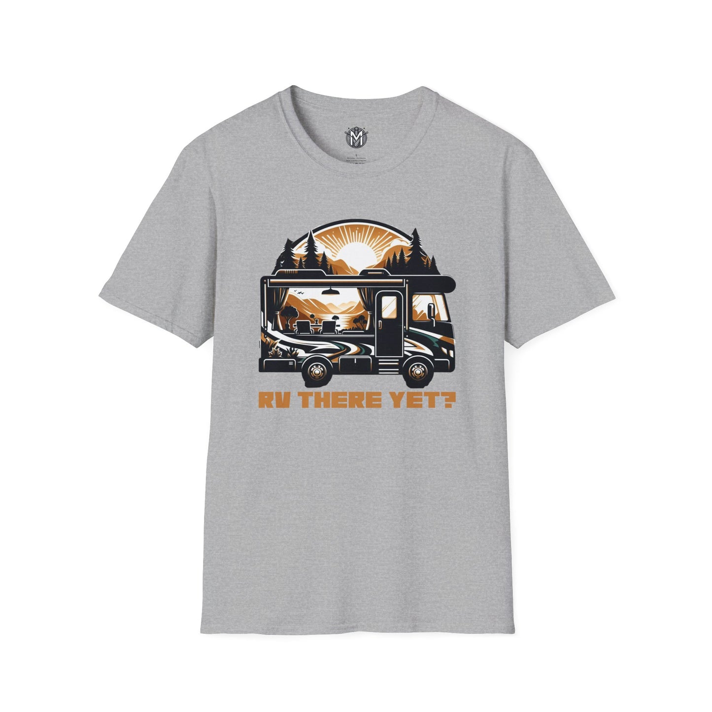 RV There Yet? Mens RV Road Trip Adventure Graphic Tee