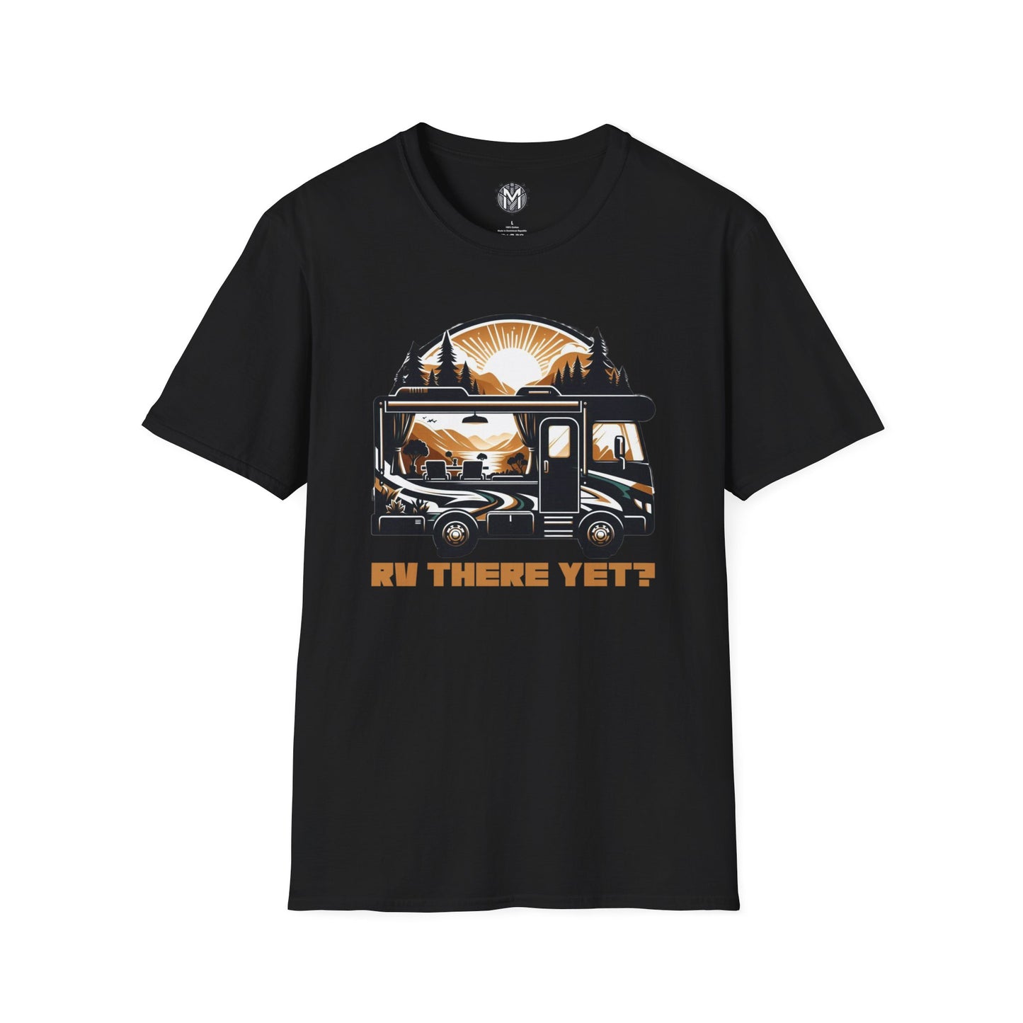 RV There Yet? Mens RV Road Trip Adventure Graphic Tee