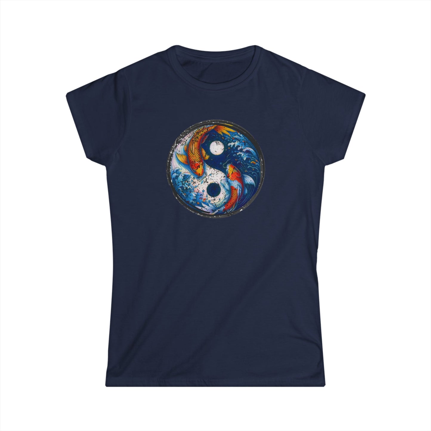 Yin-Yang Koi Carp Women's Graphic Tee