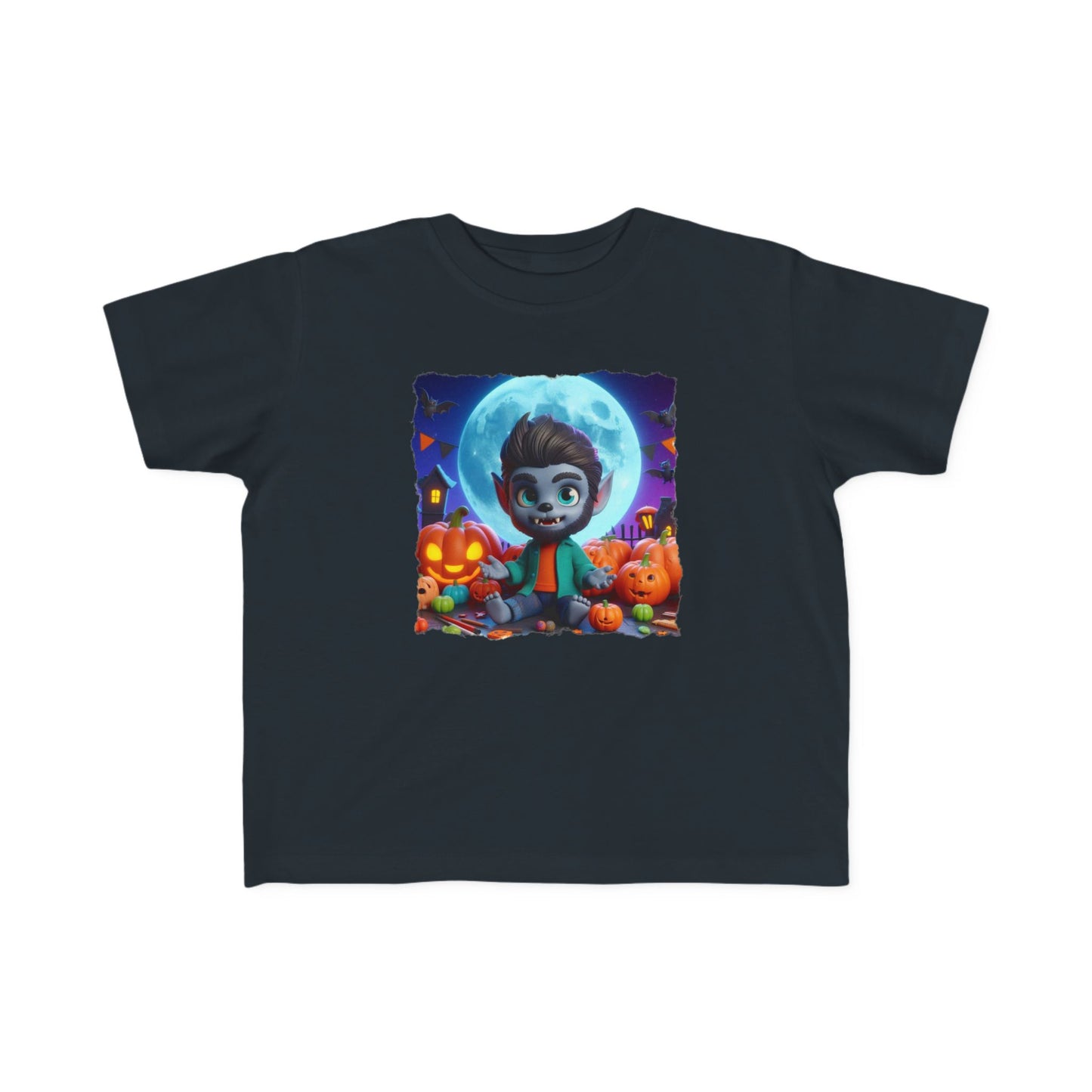 Fun Werewolf Halloween Toddler Graphic Tee