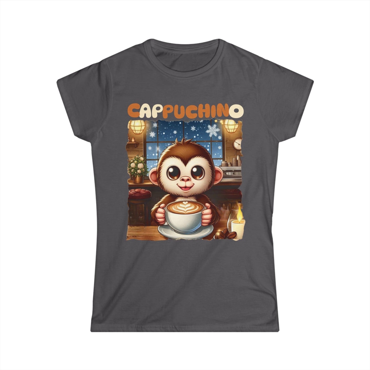 Capuchin Monkey Cappuccino Women’s Tee