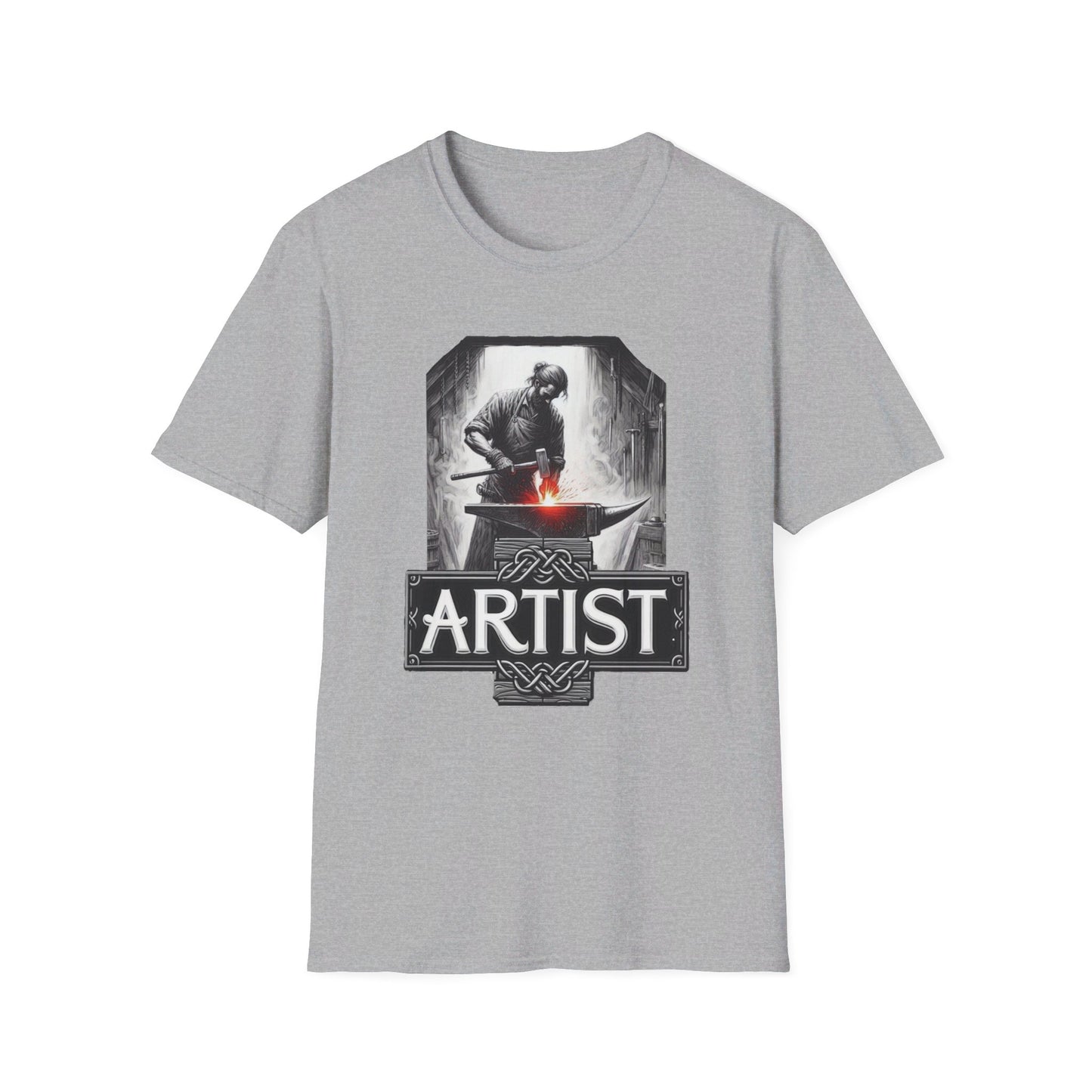 Medieval Blacksmith Artist Men’s Graphic Tee