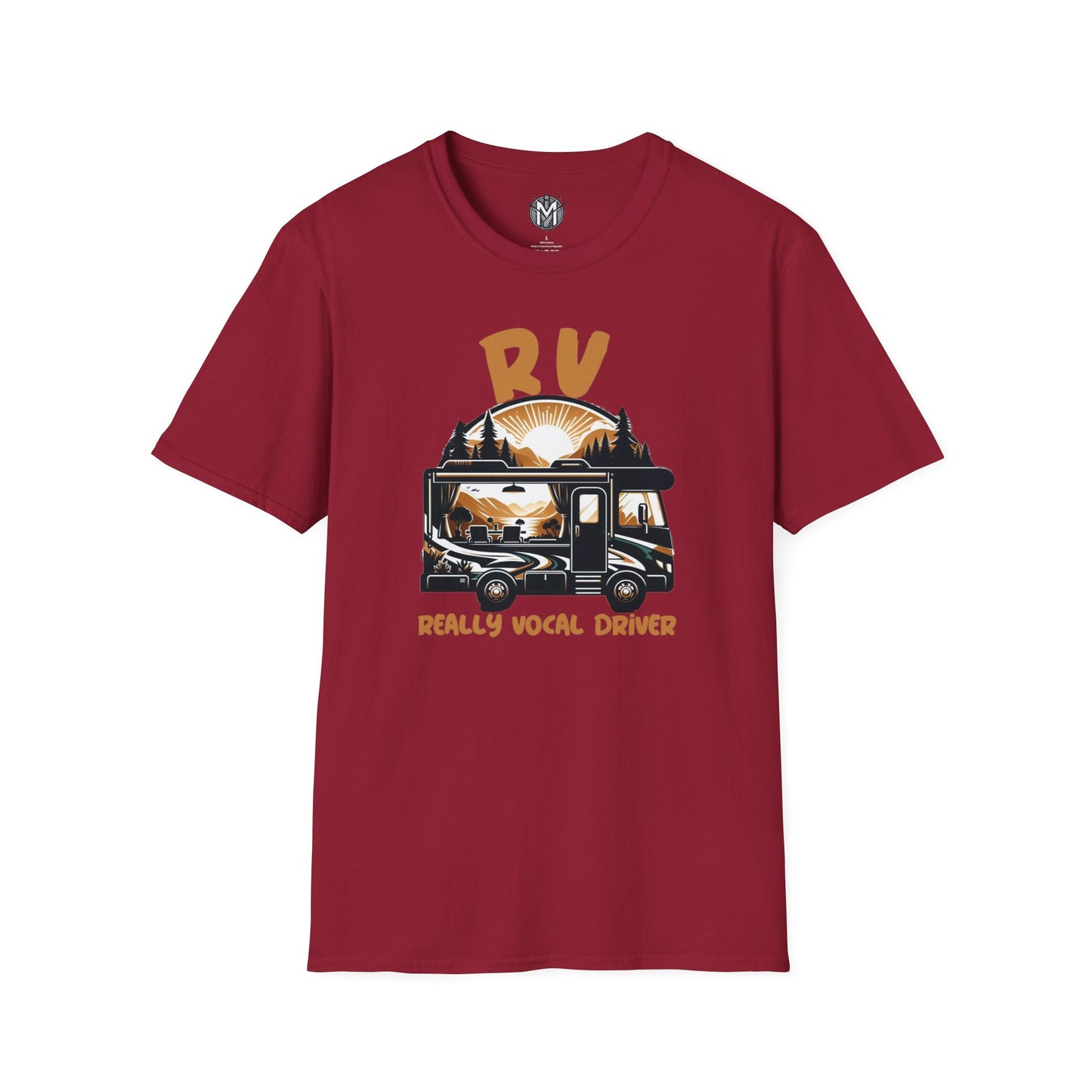 Really Vocal Driver Mens RV Road Trip Adventure Graphic Tee