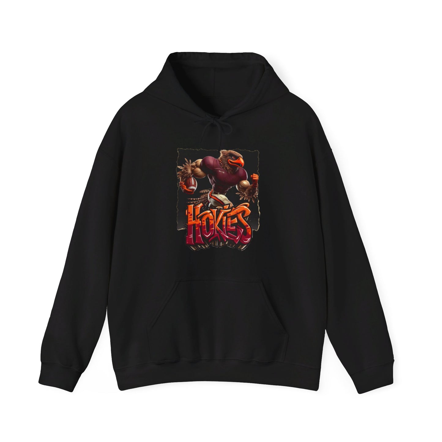 Virginia Tech Hokies Mens College Football Graphic Hoodie