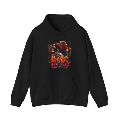 Virginia Tech Hokies Mens College Football Graphic Hoodie