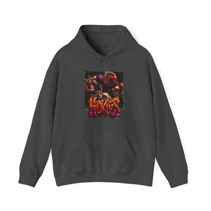 Virginia Tech Hokies Mens College Football Graphic Hoodie