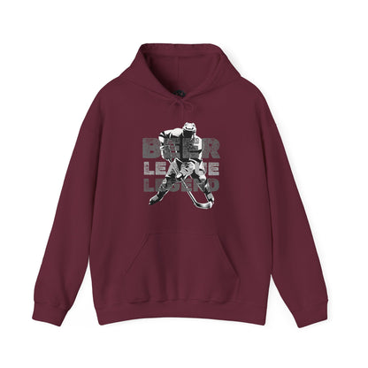 Beer League Legend Mens Hockey Graphic Hoodie