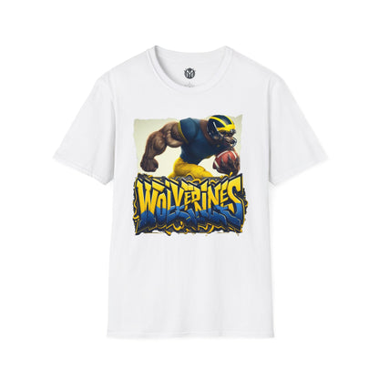 Michigan Wolverines Mens College Football Graphic Tee