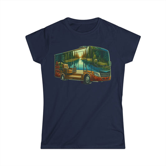 Womens RV Road Trip Adventure Graphic Tee