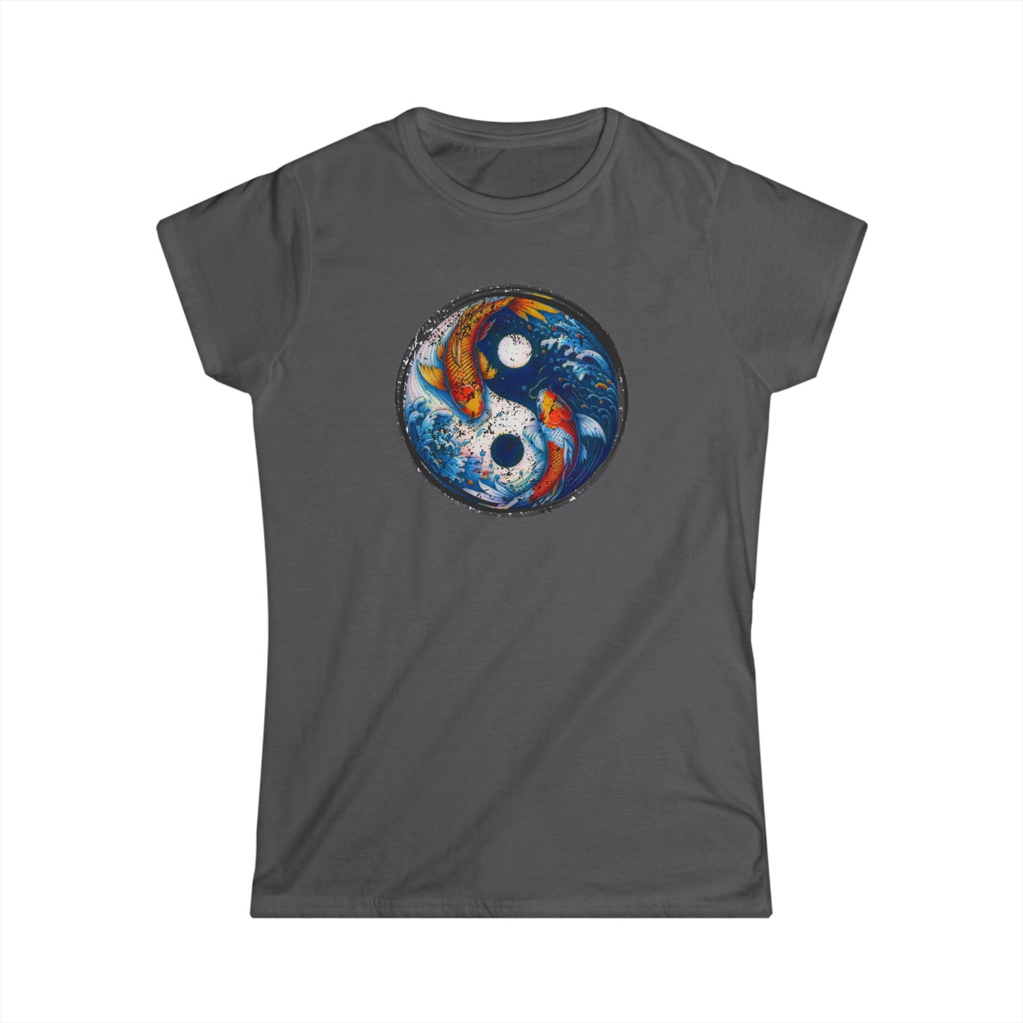 Yin-Yang Koi Carp Women's Graphic Tee