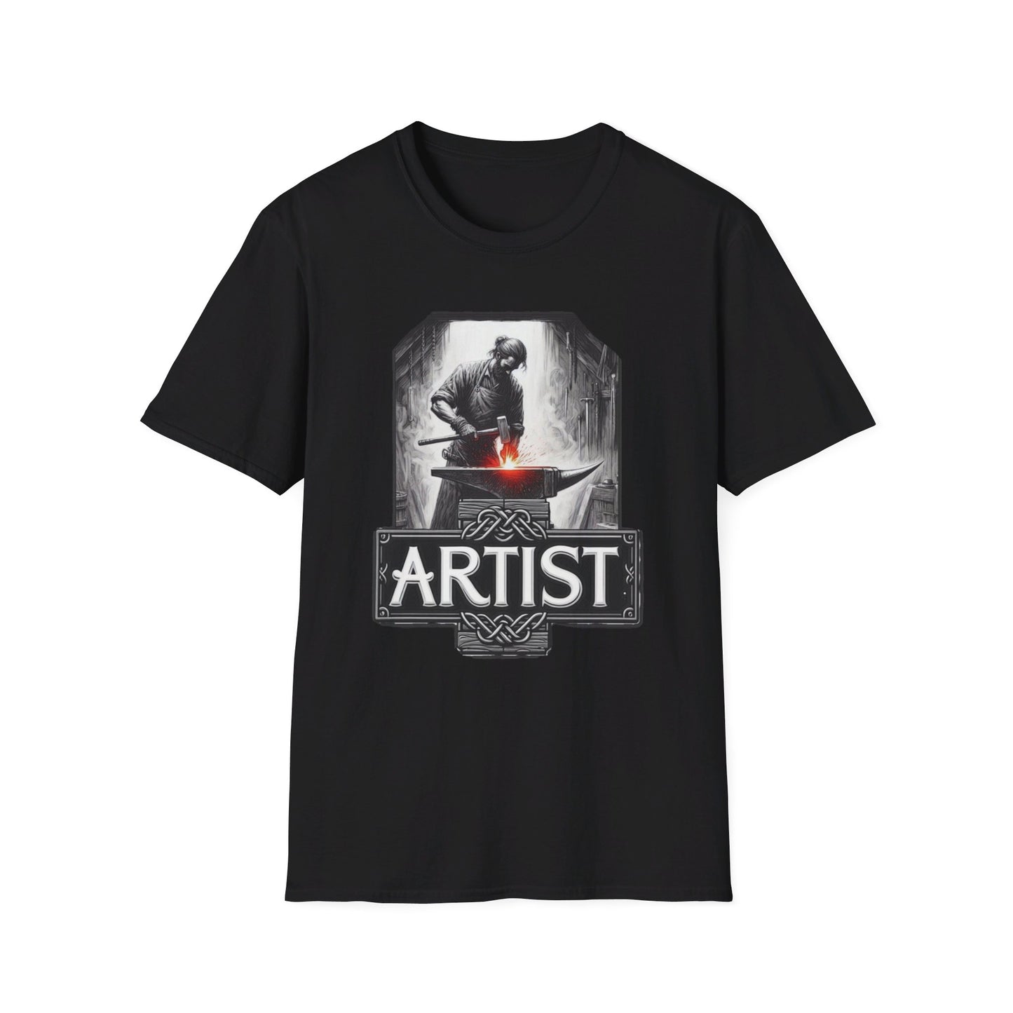 Medieval Blacksmith Artist Men’s Graphic Tee