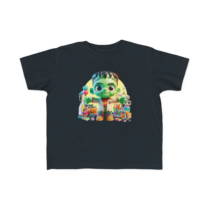Fun Frankenstein Halloween Toddler Graphic Tee