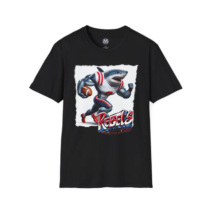 Ole Miss Rebels Mens College Football Graphic Tee