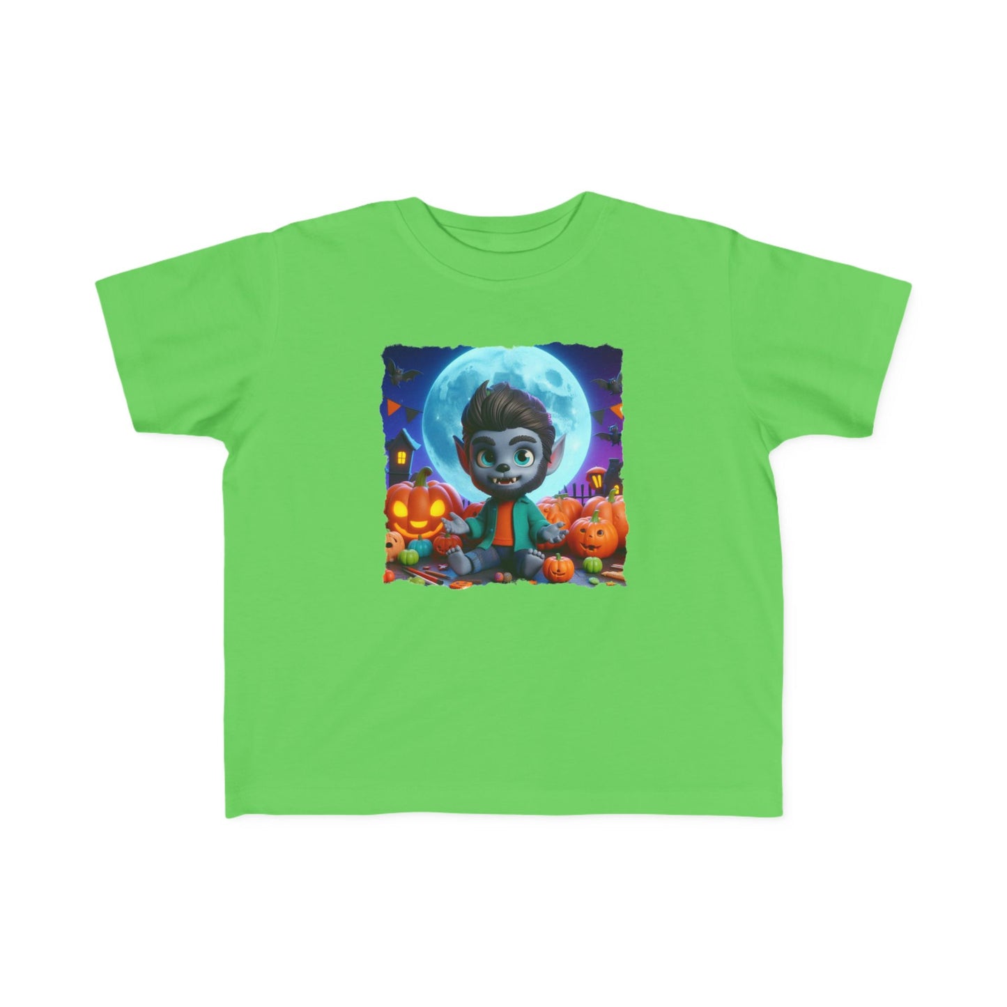 Fun Werewolf Halloween Toddler Graphic Tee