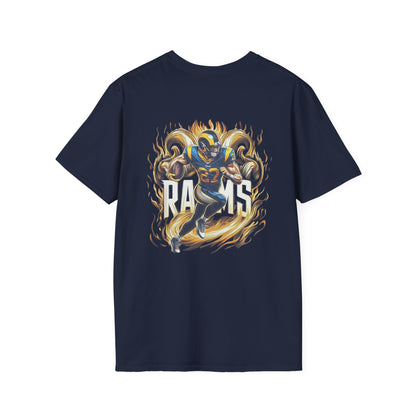 LA Rams Mens American Football Graphic Tee