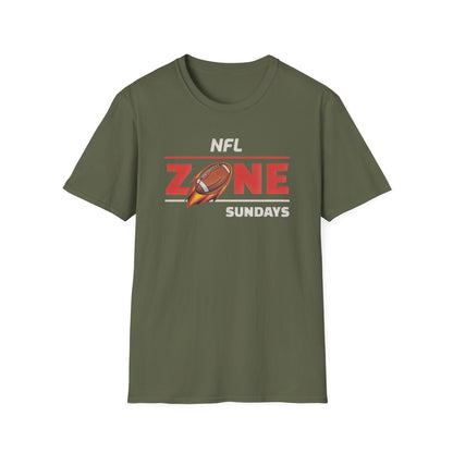 Zone Sunday Game Day Mens American Football Graphic Tee