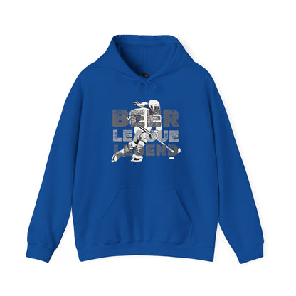 Beer League Legend Womens Hockey Graphic Hoodie