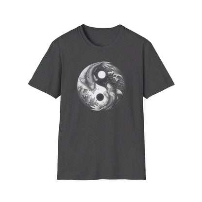 Yin-Yang Koi Carp Shadow Men's Graphic Tee