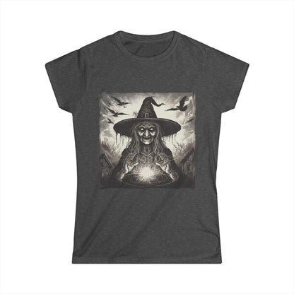Eerie Witch Halloween Women's Graphic Tee