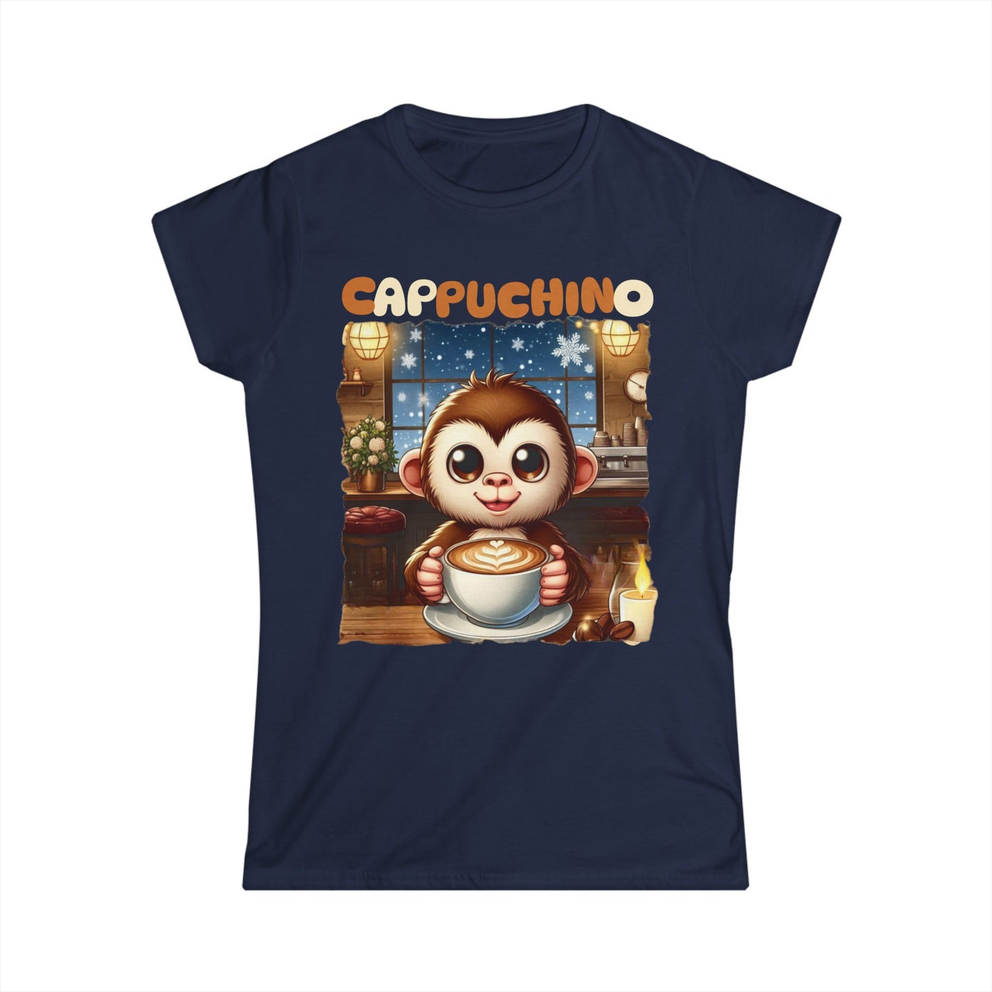 Capuchin Monkey Cappuccino Women’s Tee