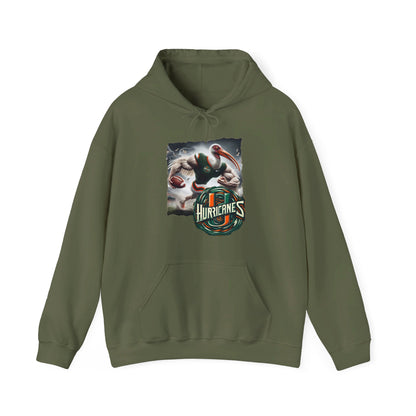 Miami Hurricanes Mens College Football Graphic Hoodie