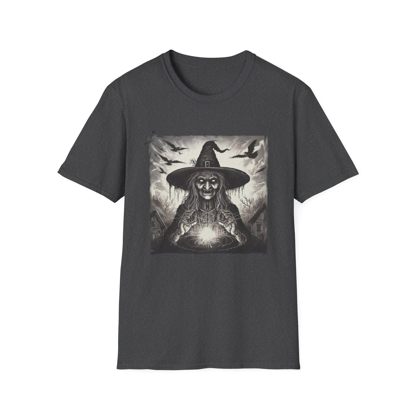 Eerie Witch Halloween Men’s Graphic Tee