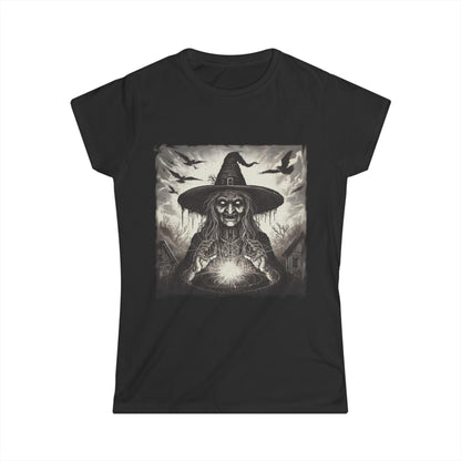 Eerie Witch Halloween Women's Graphic Tee