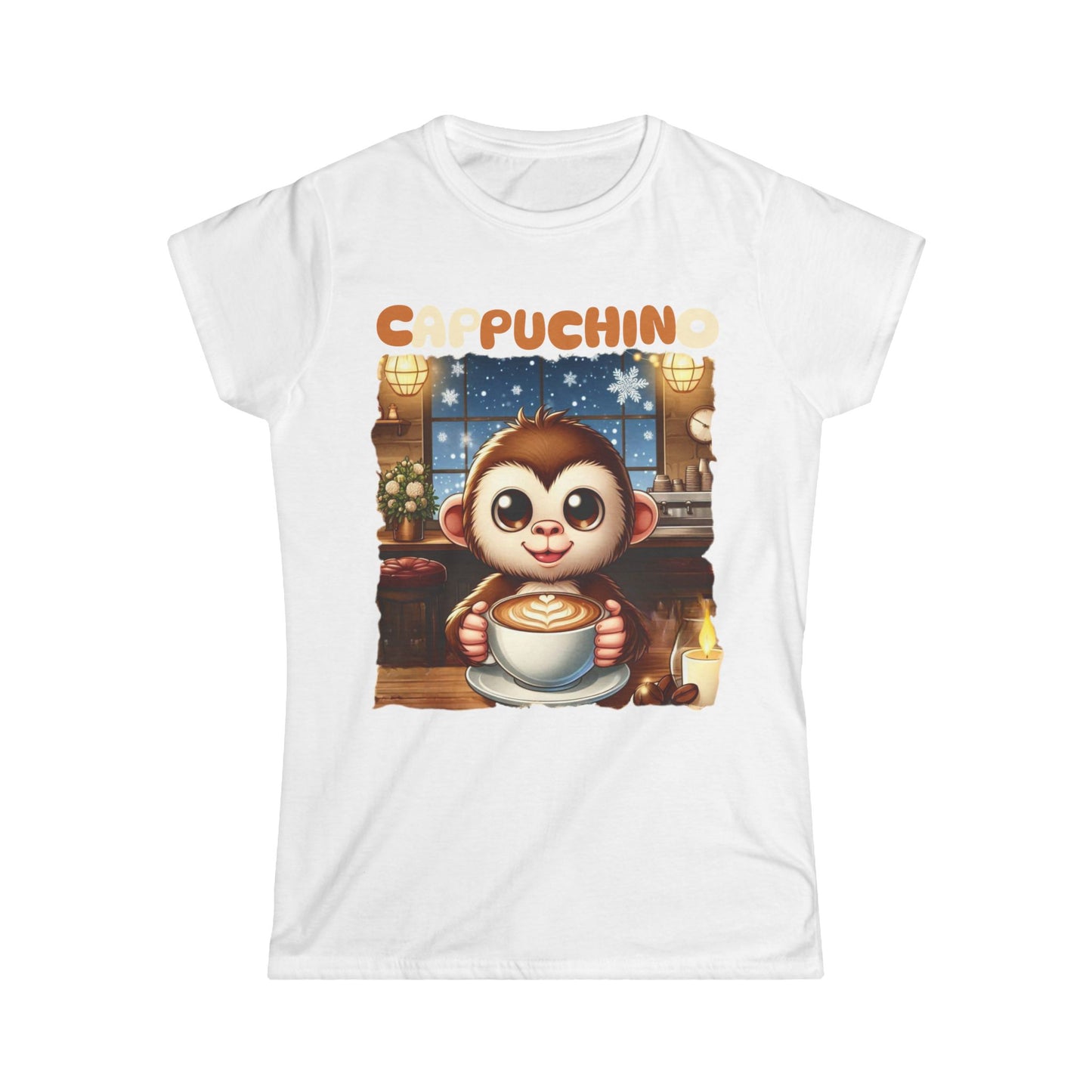 Capuchin Monkey Cappuccino Women’s Tee