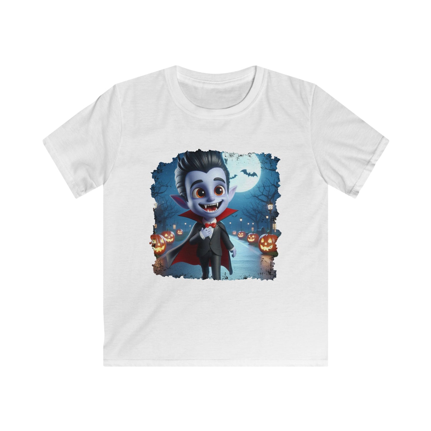 Spooky Vampire Halloween Kid’s Graphic Tee