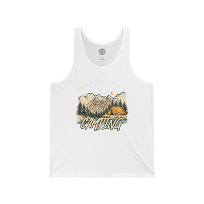 Replacing Emails With Bugs Mens Camping Outdoor Adventure Graphic Tank