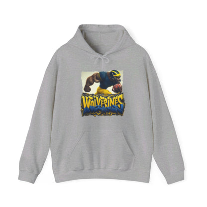 Michigan Wolverines Mens College Football Graphic Hoodie