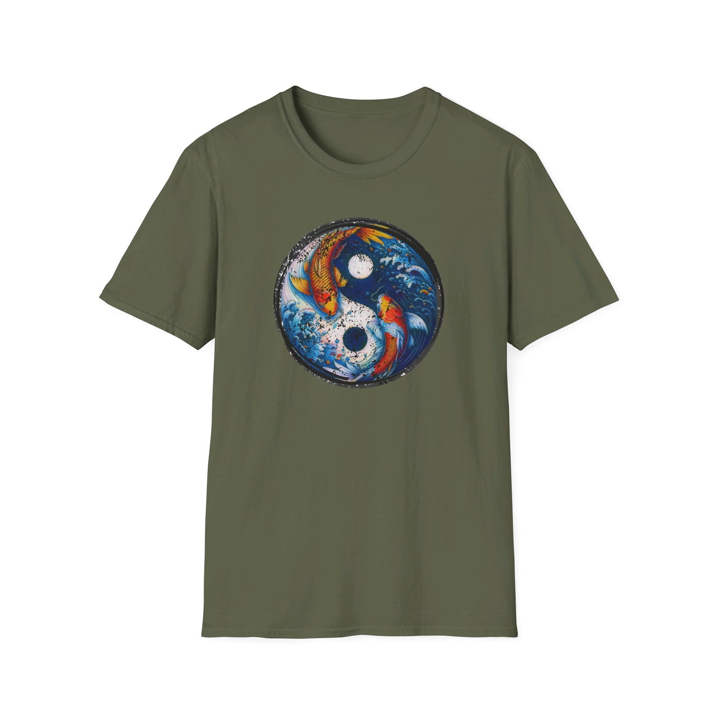 Yin-Yang Koi Carp Men's Graphic Tee