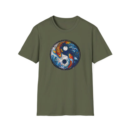 Yin-Yang Koi Carp Men's Graphic Tee