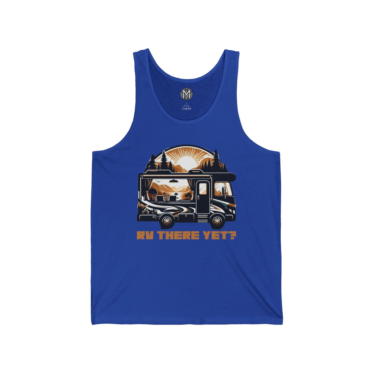 RV There Yet? Mens RV Road Trip Adventure Graphic Tank
