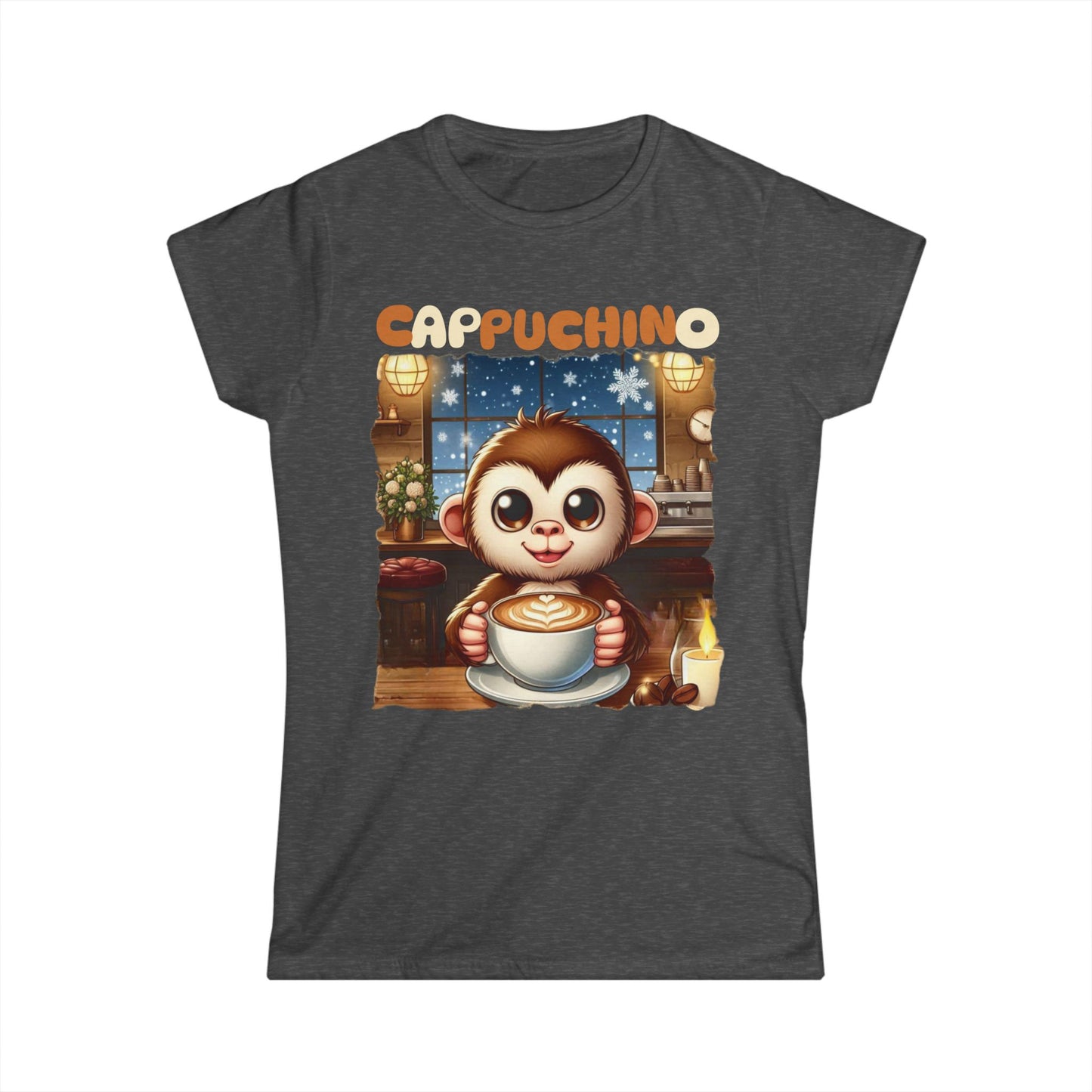 Capuchin Monkey Cappuccino Women’s Tee