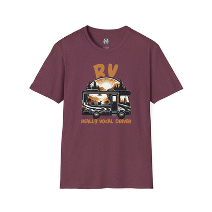 Really Vocal Driver Mens RV Road Trip Adventure Graphic Tee