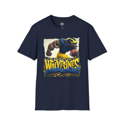 Michigan Wolverines Mens College Football Graphic Tee
