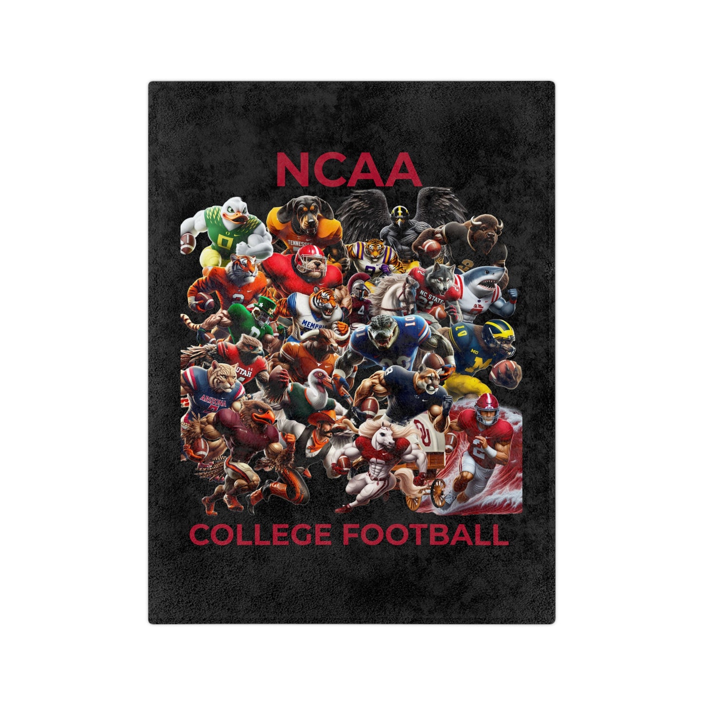 NCAA COLLEGE FOOTBALL Microfiber Blanket
