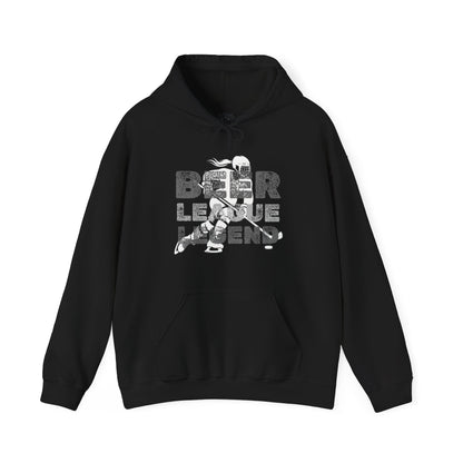 Beer League Legend Womens Hockey Graphic Hoodie