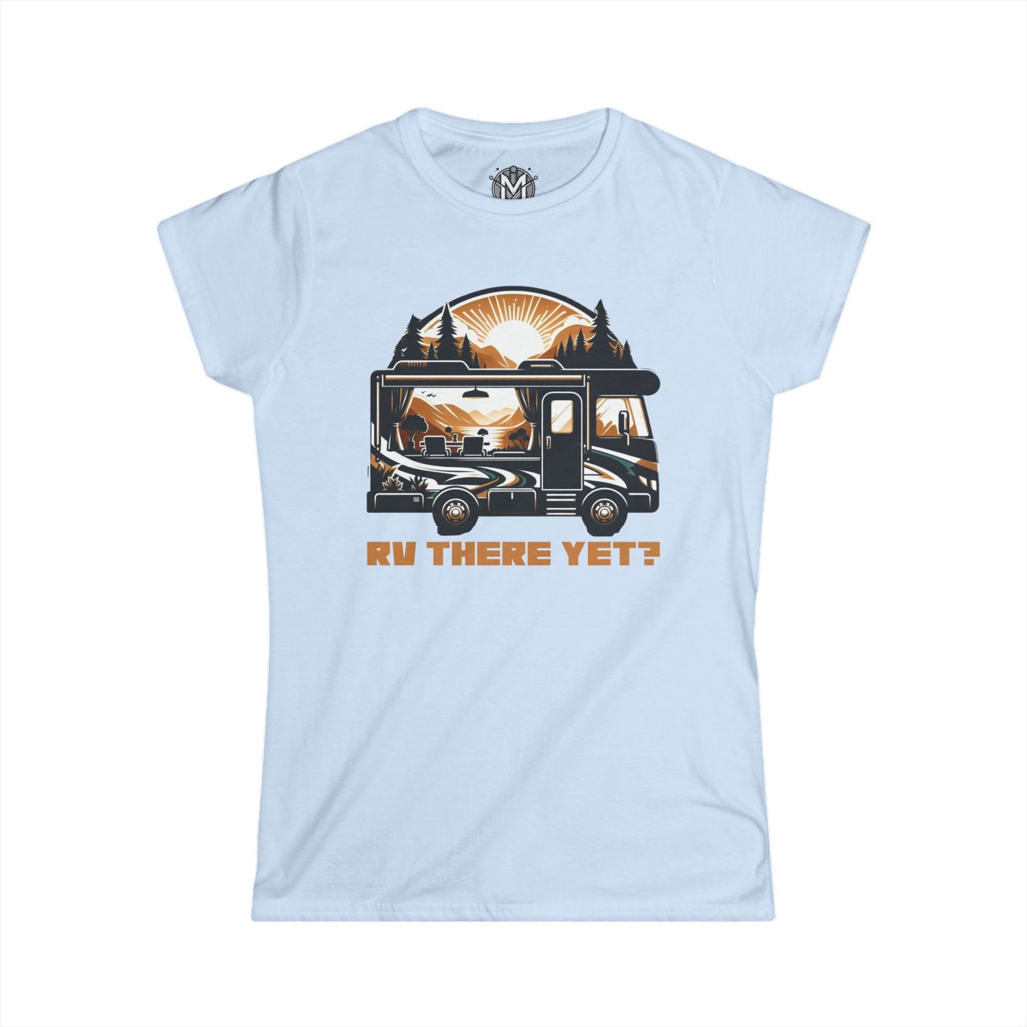 RV There Yet? Womens RV Road Trip Adventure Graphic Tee