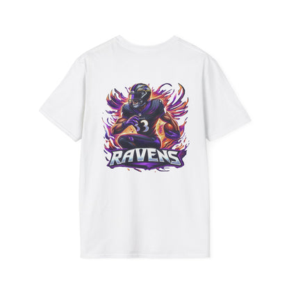 Baltimore Ravens Mens American Football Graphic Tee