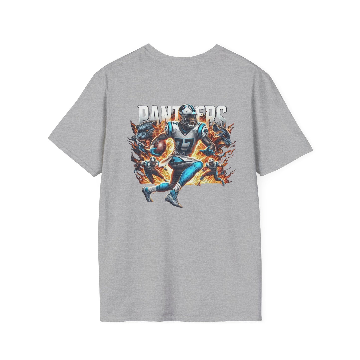 Carolina Panthers Mens American Football Graphic Tee