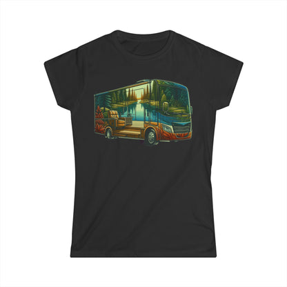 Womens RV Road Trip Adventure Graphic Tee