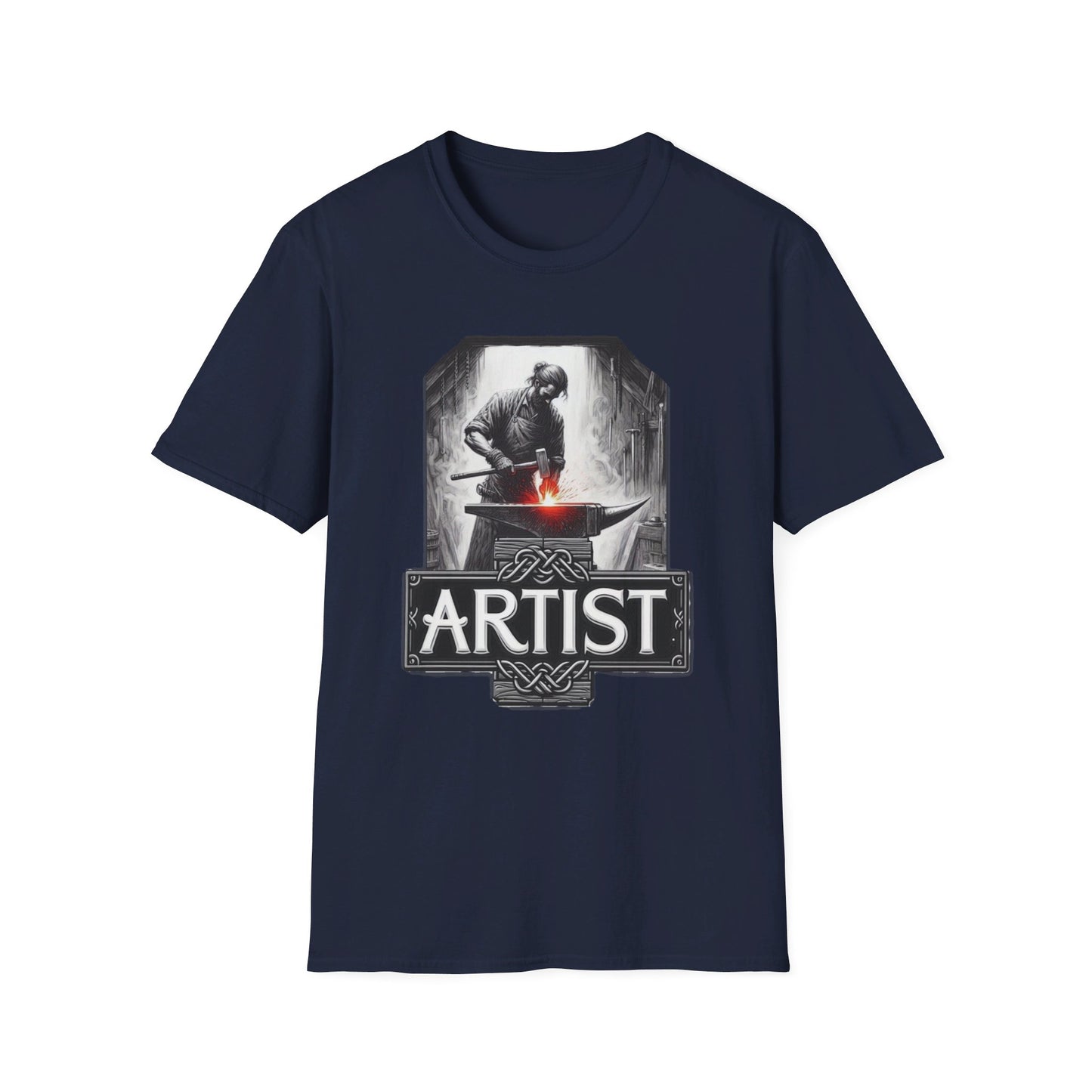Medieval Blacksmith Artist Men’s Graphic Tee