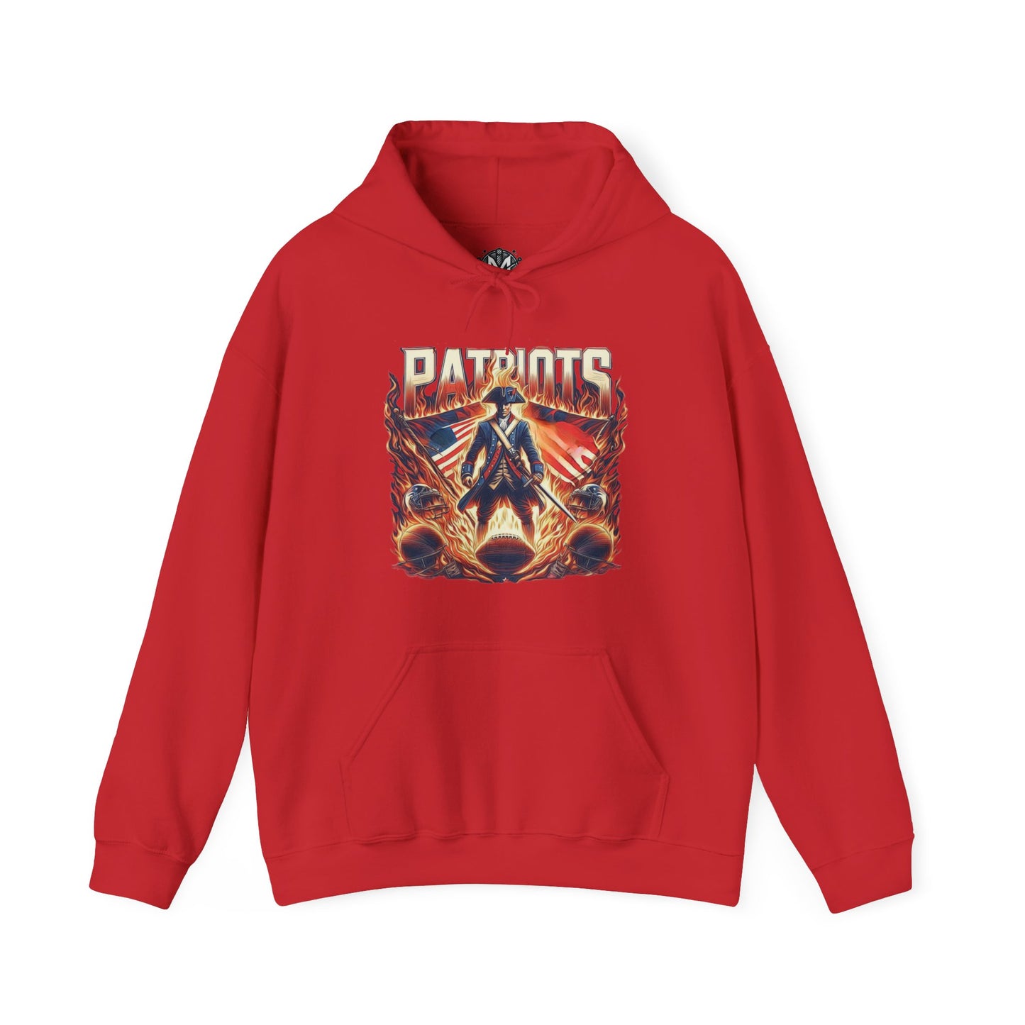 New England Patriots Mens American Football Graphic Hoodie